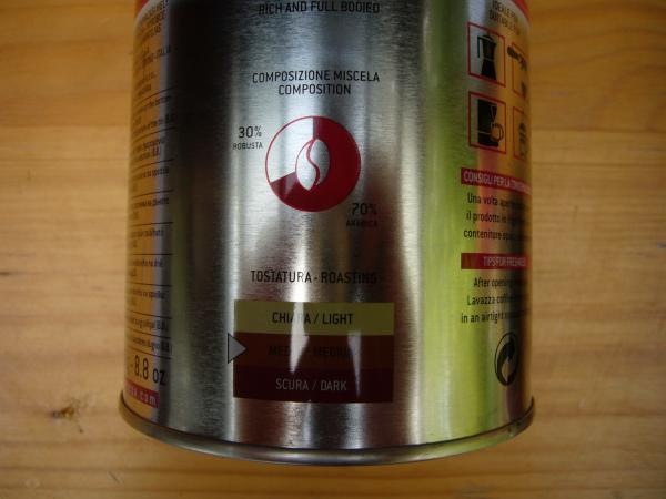 Lavazza - Oualità Rossa tin 250g - info